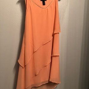 WHBM Hi/Lo tiered dress